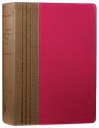 NIV Biblical Theology Study Bible Pink/Brown (Black Letter Edition) Premium Imitation Leather