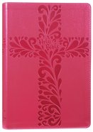 NIV Bible For Kids Large Print Pink (Red Letter Edition) Premium Imitation Leather