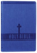 NIV Bible For Kids Large Print Blue (Red Letter Edition) Premium Imitation Leather
