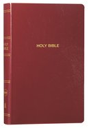 NKJV Gift and Award Bible Burgundy (Red Letter Edition) Imitation Leather
