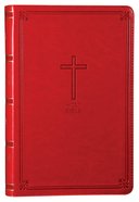 NKJV Thinline Bible Red (Red Letter Edition) Premium Imitation Leather