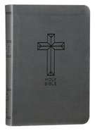 NKJV Value Thinline Bible Compact Charcoal (Red Letter Edition) Premium Imitation Leather