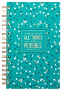 Spiral Journal: All Things Are Possible, Colored Dots Spiral