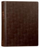 NLT One Year Bible Reflections Edition Brown (Black Letter Edition) Hardback