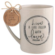 Ceramic Mug Hand Drawn Doodles: Love (Ephesians 5:2) Ceramic Mug Hand Drawn Doodles: Love (Ephesians 5:2)