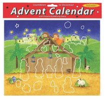 Advent Calendar With Stickers: Magnificent Manger Advent Calendar With Stickers: Magnificent Manger