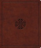 ESV Journaling Bible Brown Mosaic Cross Design (Black Letter Edition) Imitation Leather