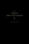 Greek New Testament Reader's Edition Hardback