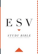 ESV Study Bible Large Print Indexed (Black Letter Edition) Hardback