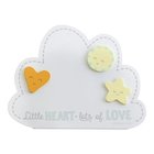Little Heart Magnet Frame: Lots of Love (Romans 5:5) Plaque