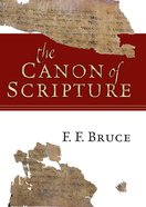 The Canon of Scripture Paperback