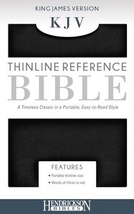 KJV Thinline Bible Black (Red Letter Edition) KJV Thinline Bible Black (Red Letter Edition)