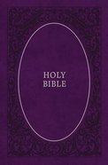 KJV Holy Bible Soft Touch Edition Purple Premium Imitation Leather