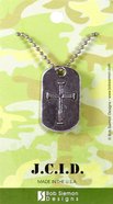 Necklace: J.C.I.D. Iron Cross Tag on a 60Cm Ball Chain Jewellery