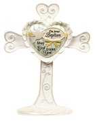 Heart Expressions Cross: Baptism, on Your Baptism May God Bless You (Polyresin) Homeware