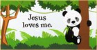 Young & Wild Freestanding Plaque: Jesus Loves Me Plaque