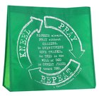 Reusable Shopping Bag: Kneel, Pray, Repeat (Green With Light Green Sides) Soft Goods