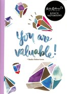Notebooks: Shine / You Are Valuable! Diamonds (Matt 10:29,31 Cev; Isaiah 43:4 Tlb) (2 Pack) (Sadie Robertson Gift Products Series) Paperback