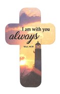 Bookmark Cross-Shaped: I Am With You Always, Lighthouse Stationery