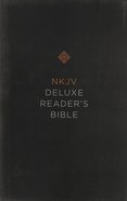 NKJV Deluxe Reader's Bible Blue (Black Letter Edition) Hardback