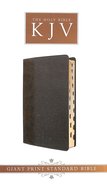 KJV Giant Print Bible 2-Tone Black (Red Letter Edition) Imitation Leather