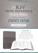 KJV Cross Reference Study Indexed Bible Students' Edition Charcoal Imitation Leather
