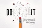 Poster Small: Don't Quit Poster