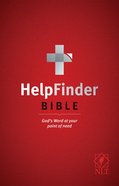 NLT Helpfinder Bible (Red Letter Edition) Paperback