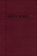 NIV Premium Gift Bible Burgundy Indexed (Red Letter Edition) Premium Imitation Leather