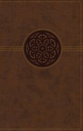 NRSV Thinline Reference Bible Brown Indexed Premium Imitation Leather