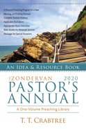 The Zondervan 2020 Pastor's Annual: An Idea and Resource Book Paperback