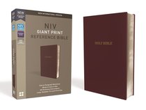 NIV Reference Bible Giant Print Burgundy (Red Letter Edition) NIV Reference Bible Giant Print Burgundy (Red Letter Edition)