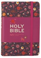 NIV Pocket Floral Notebook Bible Hardback