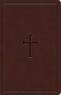 KJV Ultrathin Reference Bible Brown Indexed (Red Letter Edition) Imitation Leather