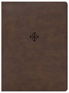 CSB Life Connections Study Bible Brown Indexed (Black Letter Edition) Imitation Leather