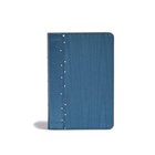 CSB On-The-Go Bible Slate Blue (Red Letter Edition) Imitation Leather