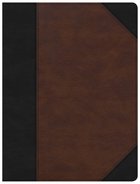 CSB Tony Evans Study Bible Black/Brown Indexed (Black Letter Edition) Imitation Leather