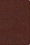CSB Verse-By-Verse Reference Bible Brown (Black Letter Edition) Bonded Leather