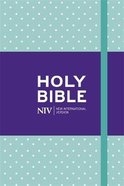 NIV Pocket Mint Polka-Dot Notebook Bible Hardback