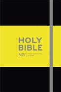 NIV Pocket Black Notebook Bible Hardback