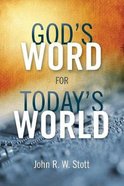 God's Word For Today's World Paperback