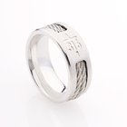 Mens Ring: Size 10, John 3:16 Stainless Steel Jewellery