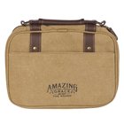 Bible Cover Canvas Medium: Amazing Grace, Tan, Carry Handle Bible Cover