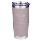 Stainless Steel Mug: Trust in the Lord Gray (Prov 3:5) Homeware