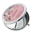 Compact Mirror: He Has Made Everything Pink Floral (Ecc 3:11) Homeware