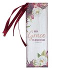 Bookmark With Tassel: His Grace is Enough Burgundy (2 Cor 12:9) (His Grace Is Enough Collection) Imitation Leather