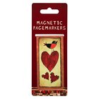 Bookmark Magnetic Large: Hearts Stationery