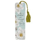 Bookmark With Tassel: She is Clothed With Strength Stationery