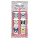 Bookmark Magnetic: It is By Grace You Have Been Saved (Coloured Butterflies) (Set Of 6) Stationery