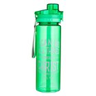 Plastic 750ml Water Bottle: All Things (Green) Homeware